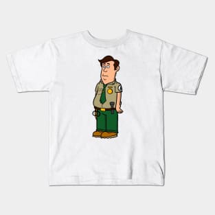 Brickleberry - Steve Williams - Ranger of the month! Kids T-Shirt